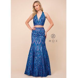 BEAUTIFUL DRESS-C210-ROYAL BLUE